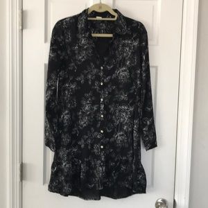 Wild Pearl Button down dress